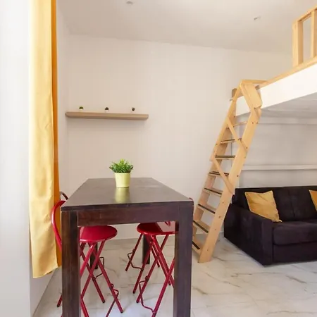 Contemporary Mezzanine Studio With Furnished Balcony Apartment